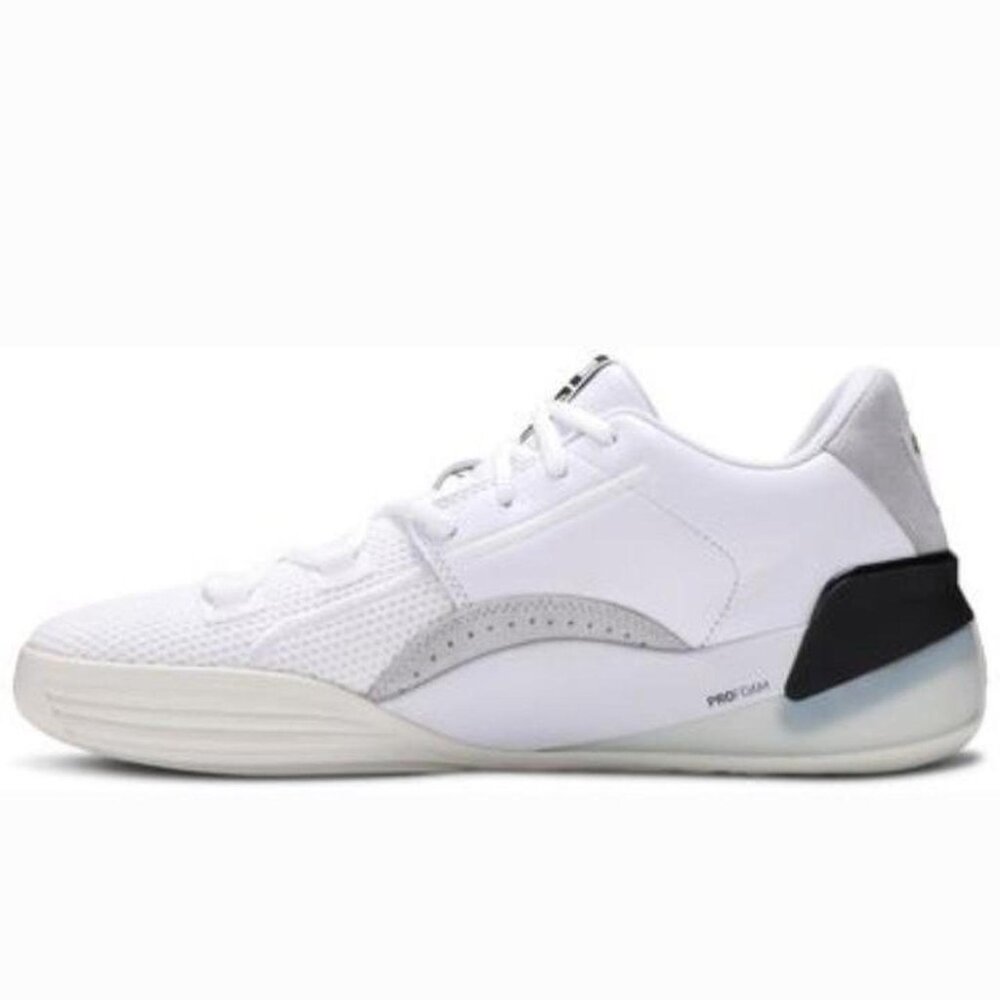 Puma Men's White and Black Trainers